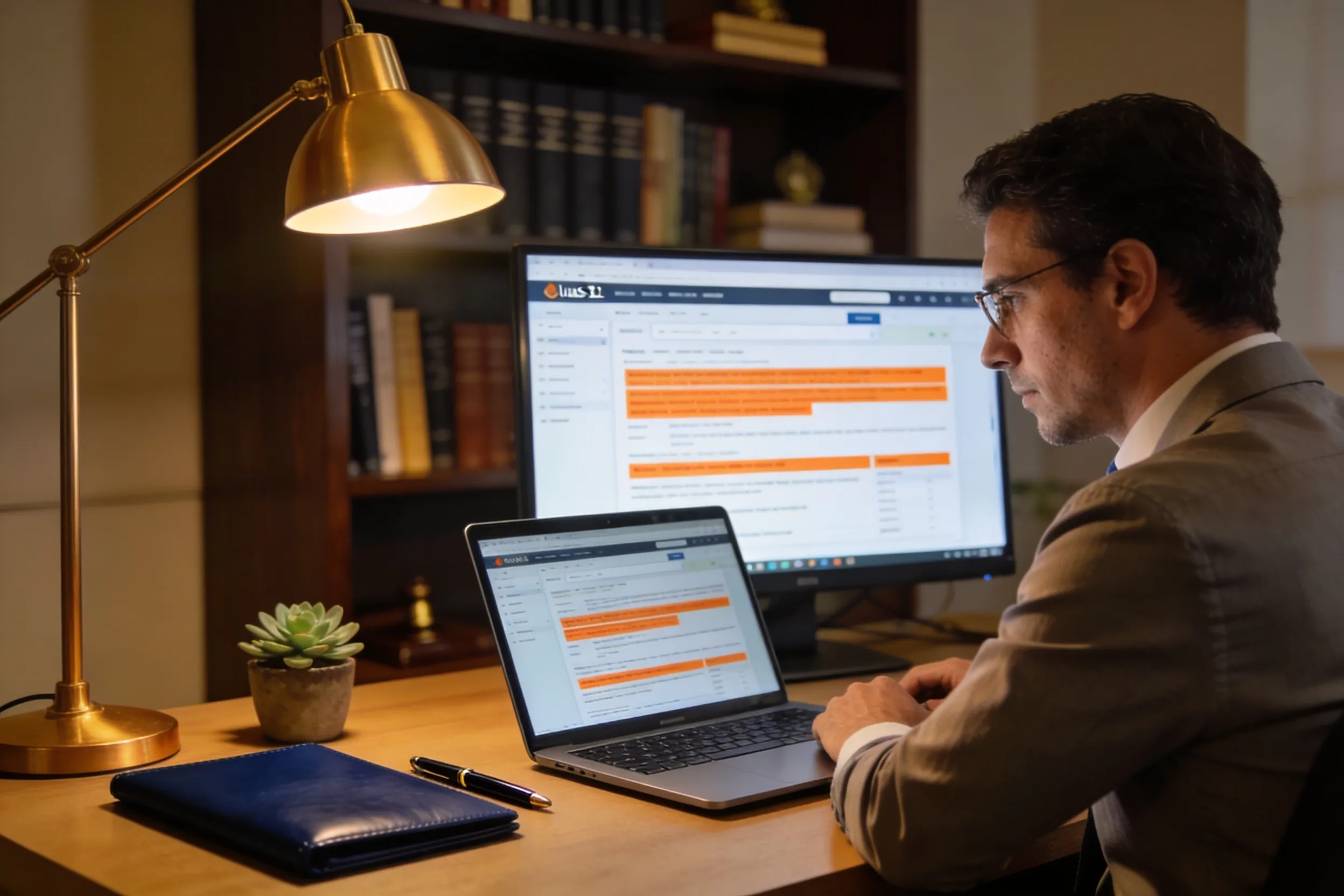 Seu escritório não deveria perder 40% do tempo pesquisando processos